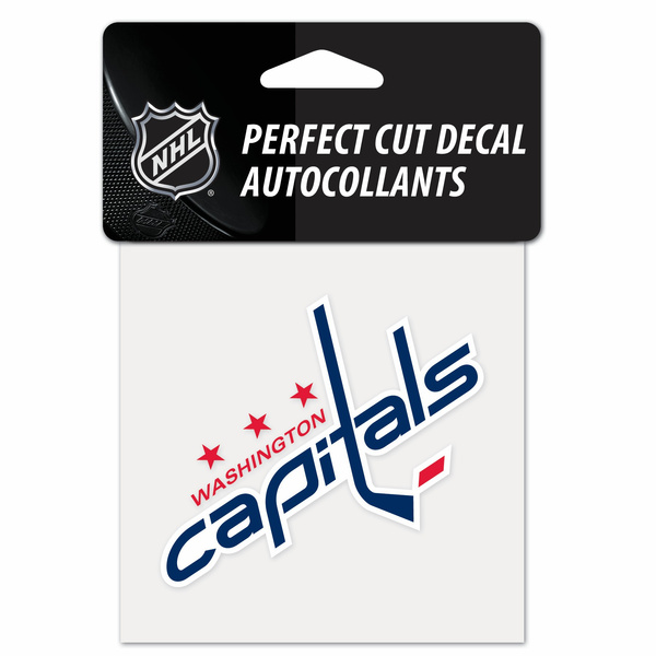 Naklejka WinCraft NHL Perfect Cut Color Decal 4x4 Washington Capitals