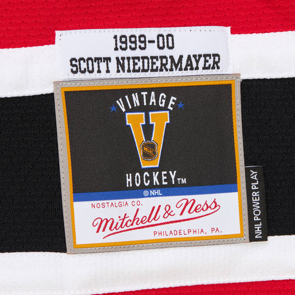 Koszulka longsleeve Mitchell & Ness NHL Power Play Jersey Devils 1999 Scott Niedermayer red