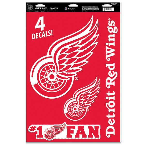 WinCraft NHL Multi-Use Decal 11x17 Detroit Red Wings
