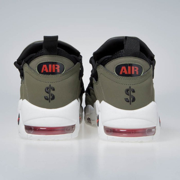 Sneakers buty Nike Air More Money medium olive/black (AJ2998-200)