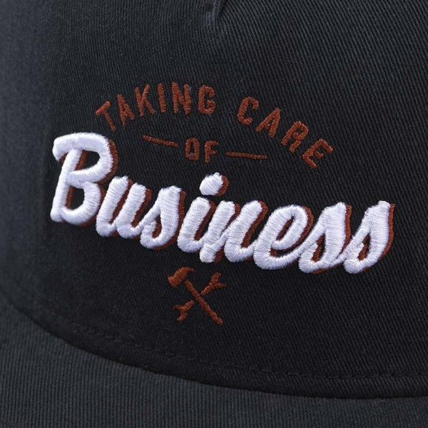 Czapka Cayler & Sons Copper Label Business Cap black / cognac