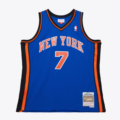 Mitchell & Ness NBA Dark Jersey New York Knicks Carmelo Anthony #7 royal