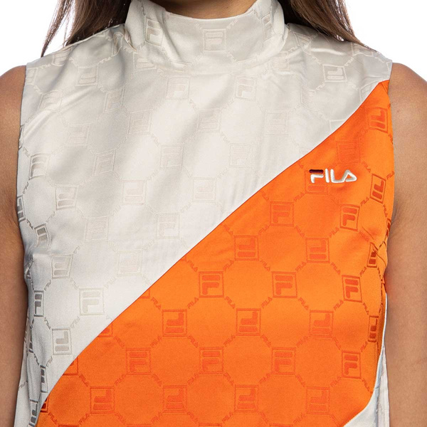 Sukienka Fila Hanako Satin Dress beżowa