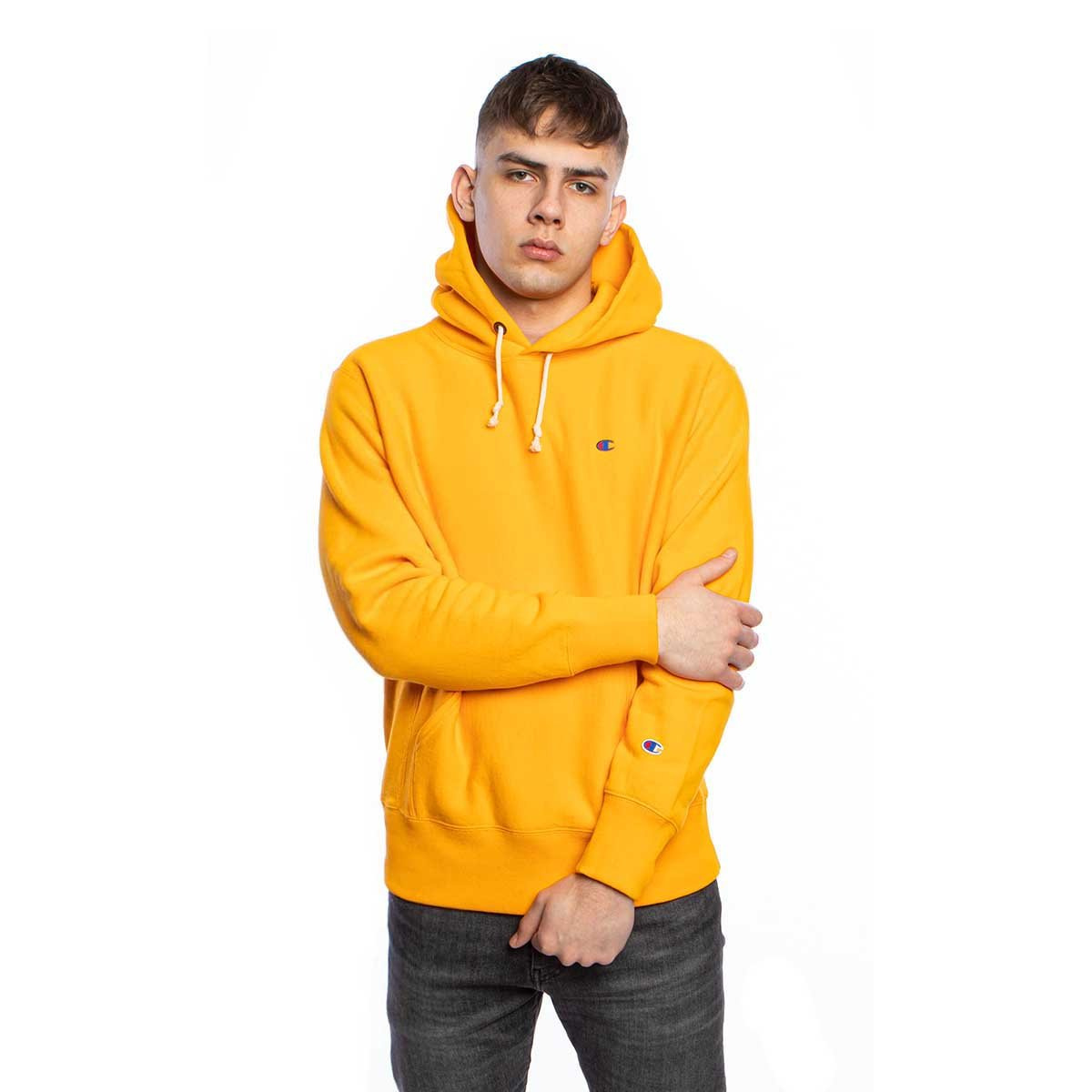 Champion Sweatshirt Reverse Weave C Logo Hoodie orange