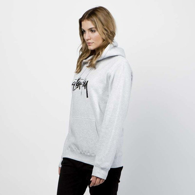 Bluza damska Stussy Stock Hood ash heather