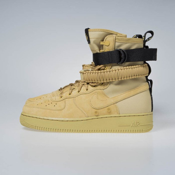 Sneakers buty zimowe Nike SF AF1 club gold (864024-700)