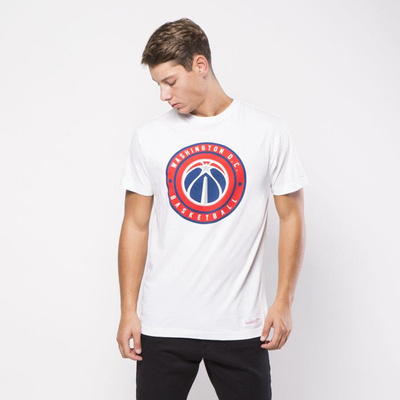 Koszulka Mitchell & Ness Washington Wizards T-shirt white Circle Patch