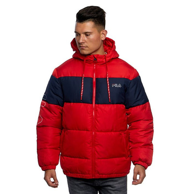 Fila Dewe Padded Jacket true red-black iris