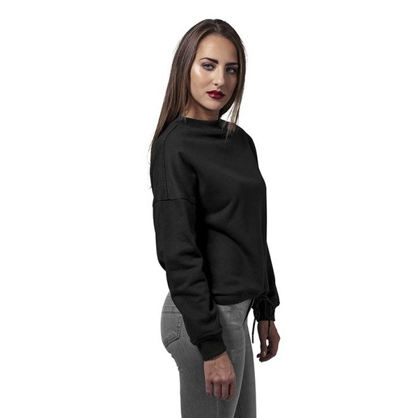 Urban Classics bluza Ladies Ladies Oversized Crew WMNS black