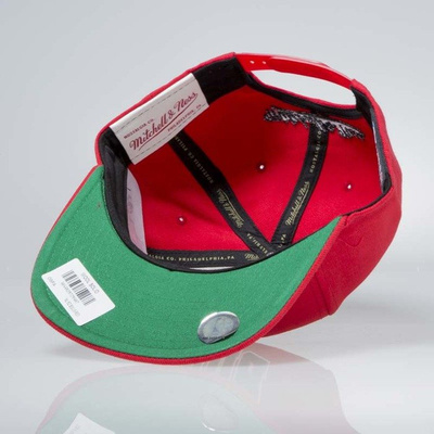 Mitchell & Ness cap snapback Chicago Bulls red WOOL SOLID NL15Z