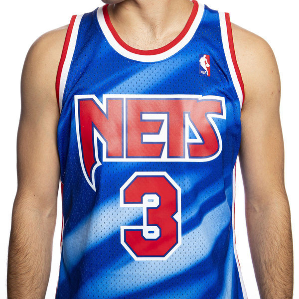Koszulka Mitchell & Ness New Jersey Nets #3 Drazen Petrovic niebieska Swingman Jersey