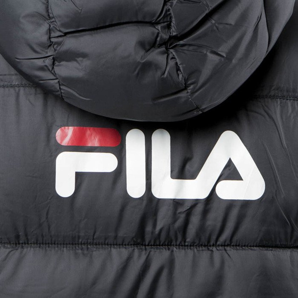 Fila Damska Kurtka Zimowa Zia Long Puff Jacket black