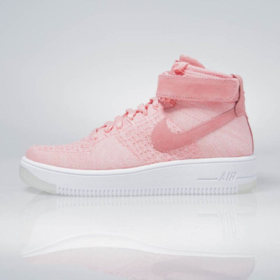 Sneakers buty Nike WMNS Air Force 1 Flyknit bright melon / bright melon 818018-802