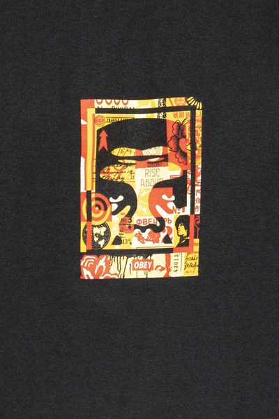 Koszulka OBEY Icon Face Collage czarna