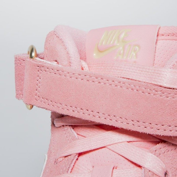 Sneakers buty Nike WMNS Air Force 1 '07 Mid Seasonal bright melon / metalic gold star 818596-800