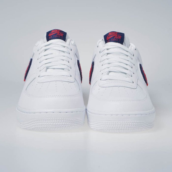 Sneakers buty Nike Air Force 1 '07 LV8 white/university red-blue void (823511-106)