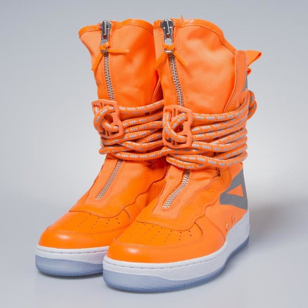 Sneakers buty zimowe Nike SF AF1 High total orange / total orange AA1128-800