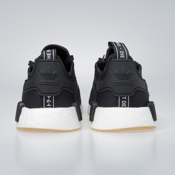 Sneakers buty Adidas Originals NMD_R1 black/black/gum (B42200)
