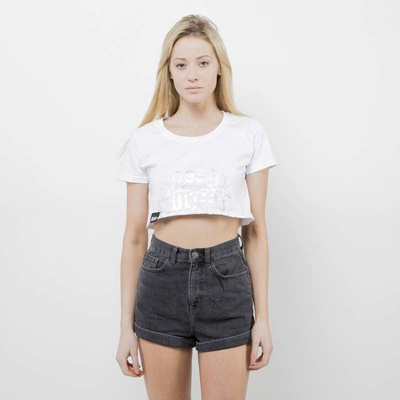 Saint Mass T-Shirt Crop Top Base white