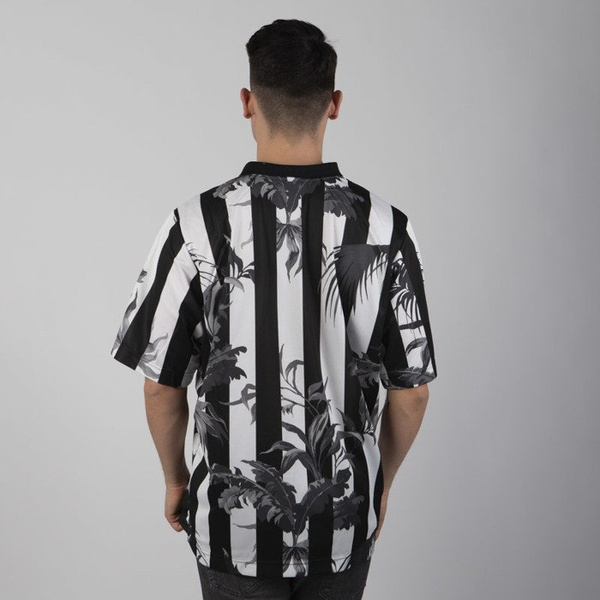 Koszulka Nike NSW SS Stripe Top black / white