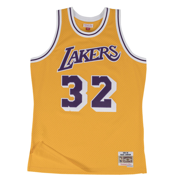 Koszulka Mitchell & Ness Los Angeles Lakers #32 Magic Johnson yellow Swingman Jersey