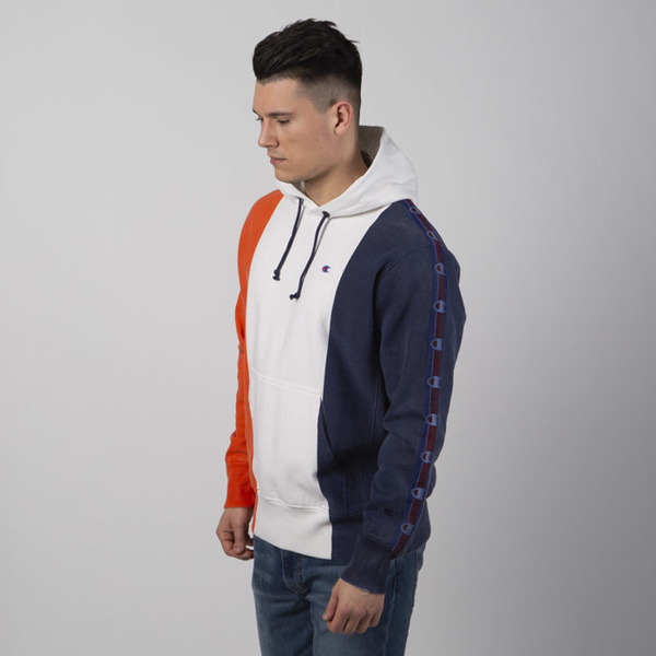Bluza Champion Reverse Weave Handmade Hoodie white / orange / navy