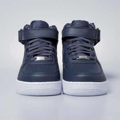 Sneakers buty Nike Air Force 1 Mid '07obsidian / obsidian - white 315123-415