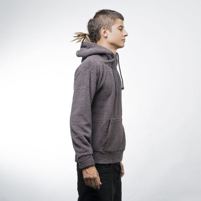 Urban Classics Sherpa High Neck Hoody dark grey (TB1401)