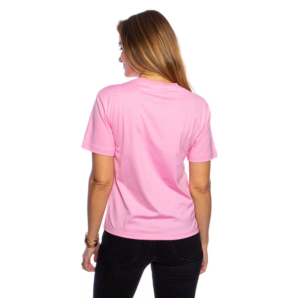 Koszulka damska Lacoste Women's Crew Neck Premium Cotton T-shirt różowa