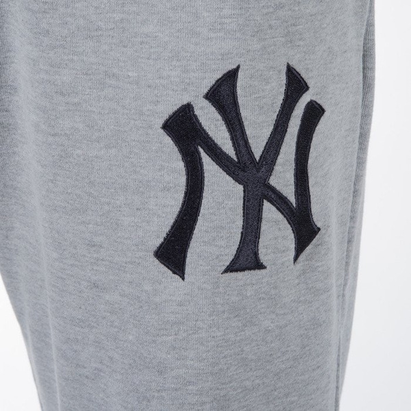Spodnie dresowe Majestic Athletic Garten Cuffed Hem Jogger New York Yankees marl grey (MNY1440E2)