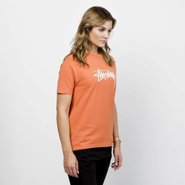 Koszulka damska Stussy Stock Tee rust
