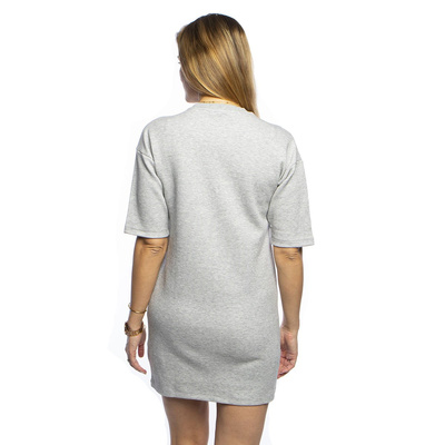 Adidas Originals sukienka Trefoil Logo medium heather grey CD6912