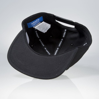 Czapka snapback Adidas Originals Ac Cap Tre Flat black / white (S95077)
