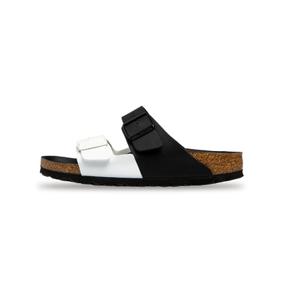 Slide WMNS Birkenstock Arizona Split Narrow Fit black/white (1019712)
