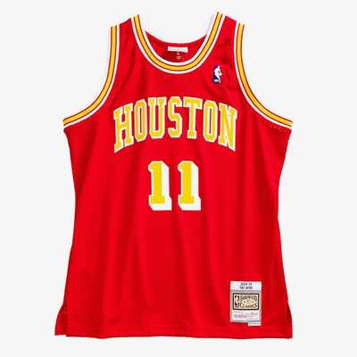 Mitchell & Ness Houston Rockets #11 Yao Ming university red Swingman Jersey