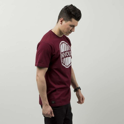 T-shirt Nervous Holo maroon