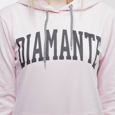 Bluza damska Diamante College - Light Hoodie D pink