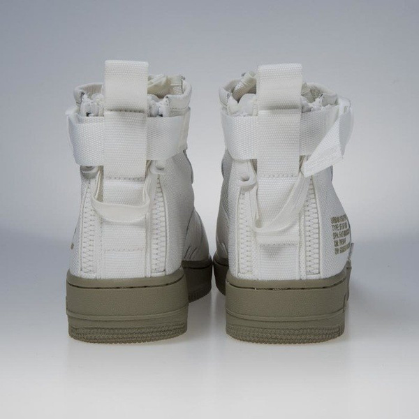 Sneakers buty Nike SF Air Force 1 Mid ivory / ivory - neutral olive 917753-101