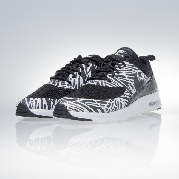 Sneakers buty Nike WMNS Air Max Thea Print black / white / metalic silver (599408-010)