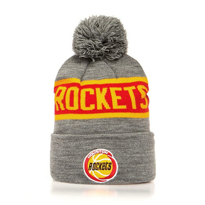 Mitchell & Ness Houston Rockets Beanie grey/red Team Tone Knit