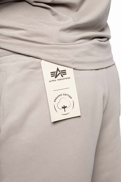 Spodnie dresowe Alpha Industries Organics EMB Jogger beżowe