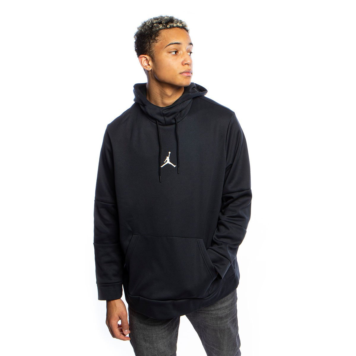 Bluza Nike Air Jordan Therma FLC Po Hoodie czarna ▷