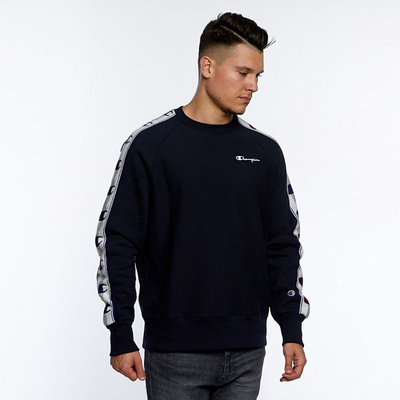 Champion Script Logo Sleeves Reverse Weave Sweatshirt black