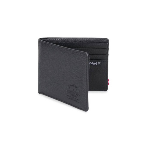 Portfel Herschel Hank + Leather Wallet black 10368-00004