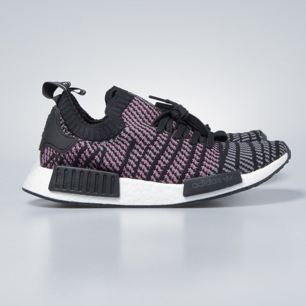 Sneakers buty Adidas Originals NMD_R1 STLT PK core black / grey four / solar pink CQ2386
