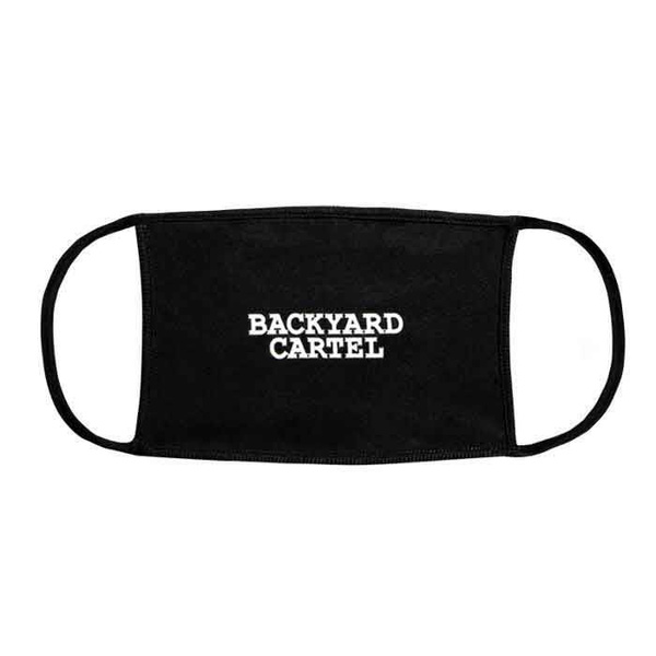 Maseczka Backyard Cartel Mask Label Logo czarna