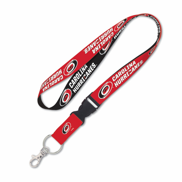 WinCraft NHL Lanyard w/detachable buckle 1" Carolina Hurricanes