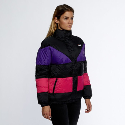 FIla Jacket Women Reilly Puff Jacket black-tillandsia-purple-pink yarrow