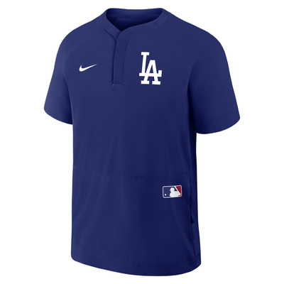 Bluza Nike MLB AC Short Sleeve Wind Shirt Los Angeles Dodgers blue