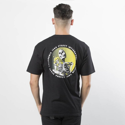 Stussy t-shirt Dead Flowers Tee black